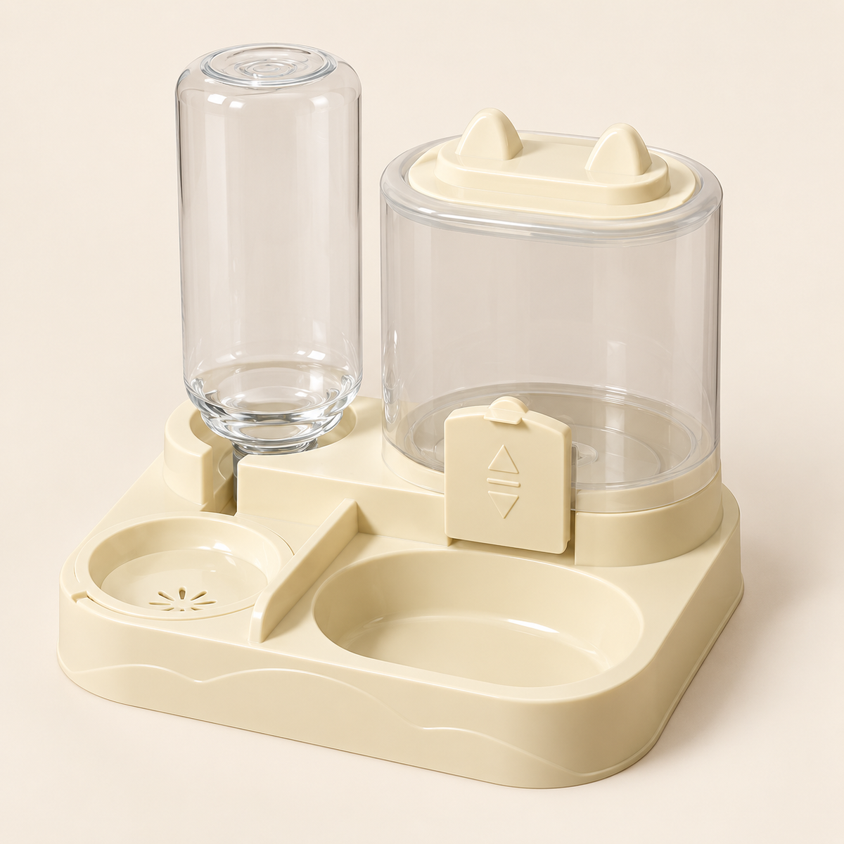 Dispensador 2 en 1 de Comida y Agua para Gatos y Perros Pequeños