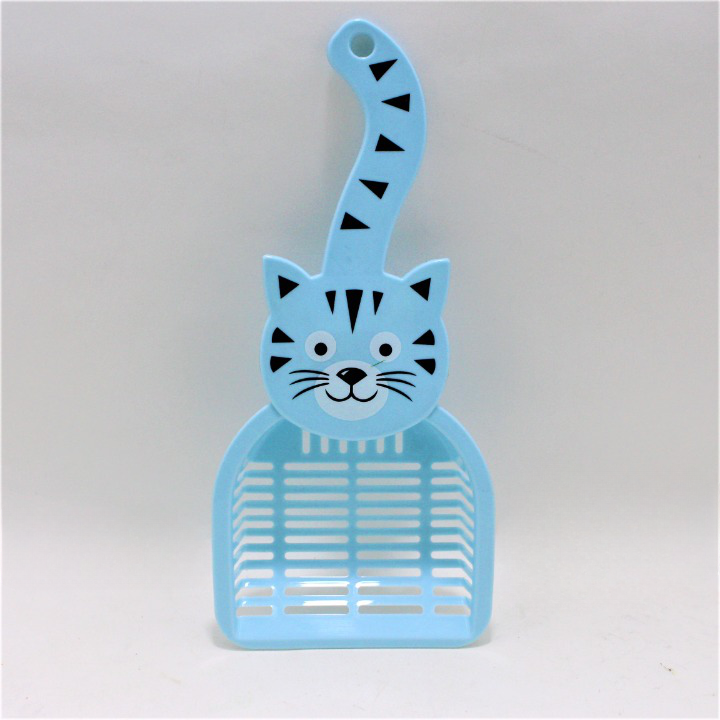 Foto original del proveedor: pala plástica para arenero con diseño de gatito, color de referencia