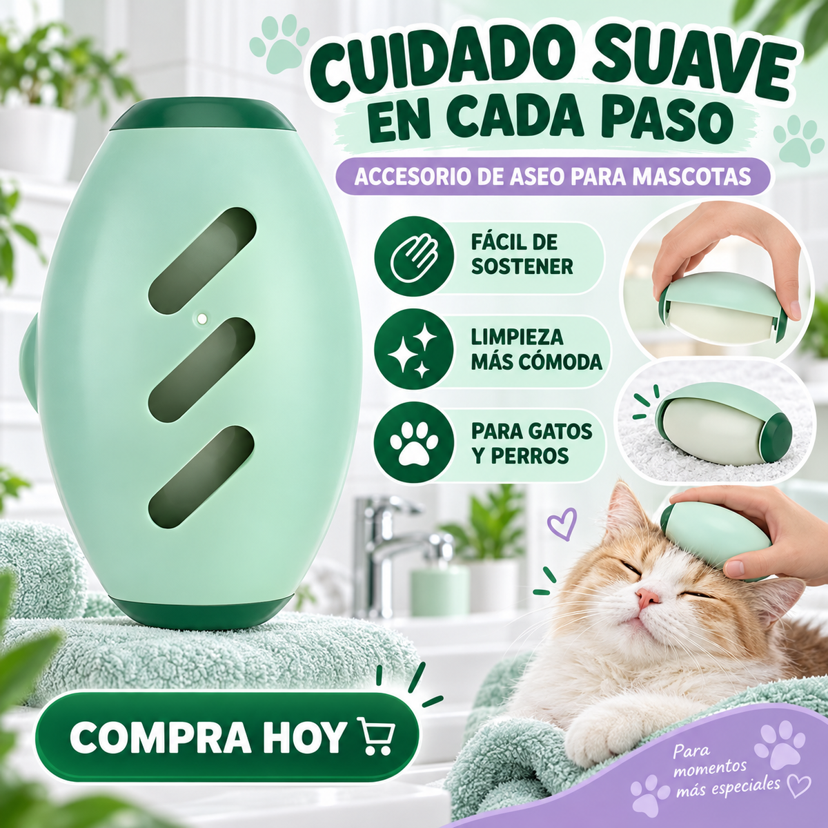 Mini Rodillo Quitapelos Reutilizable para Ropa y Sofás
