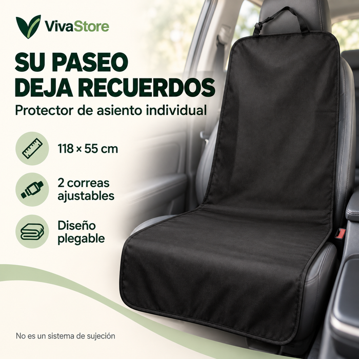 Forro Protector de Asiento Individual para Mascotas — 118 × 55 cm