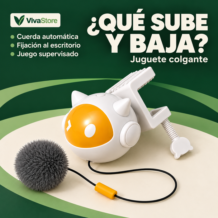 Juguete interactivo colgante para gatos